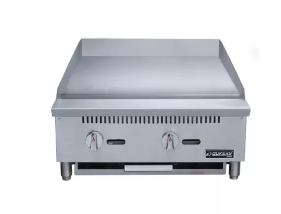 Dukers USA, DCGMA24, Griddle With Two Burners