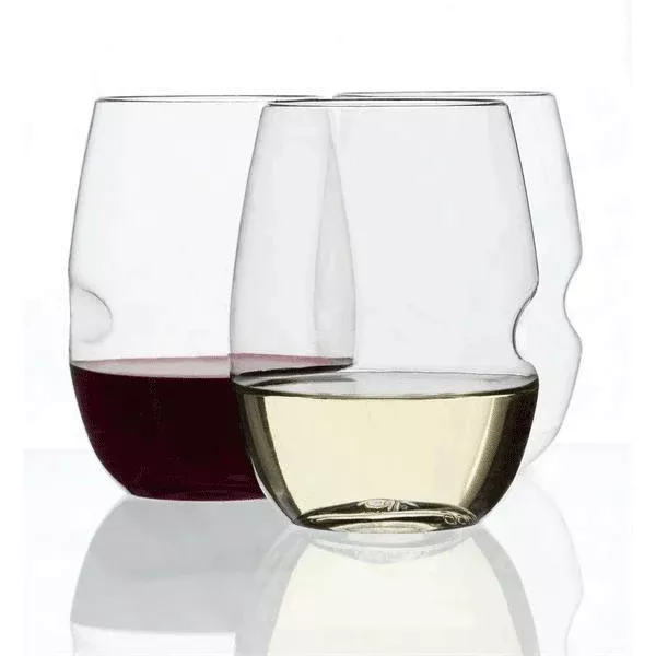 GoVino Unbreakable Stemless Glasses (Set of 4)