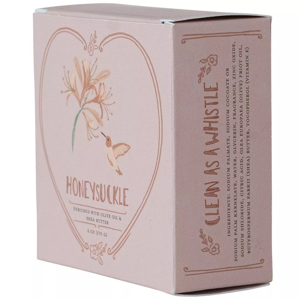 Heart Soap Honeysuckle
