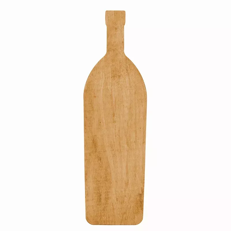 Novelty Wine Bottle Shaped Board-20″ x 6″