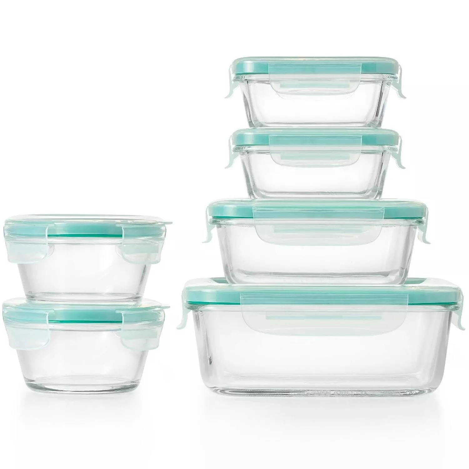 OXO Smart Seal Glass Containers 12-pc. Set