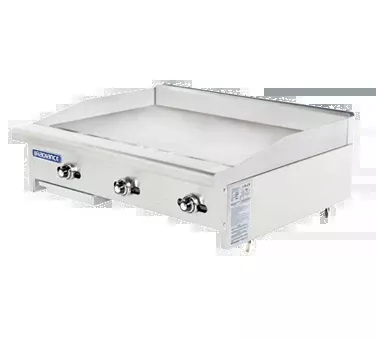 Turbo Air, TATG-36, Griddle, Gas, Countertop, 3" W